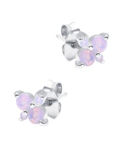 Lovely Flower Silver Stud Earring STS-6235